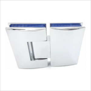 180? Glass To Glass Hinge-Brass Chrome Plated