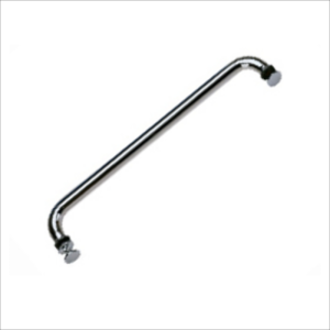 Round Towel Rail 400mm-Chrome With Mushroom Door Knob