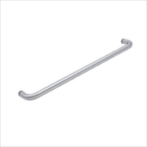 Round Towel Rail 600mm-Chrome with Finnials