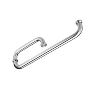 Round Towel Rail 425mm With Handle 150mm-Chrome