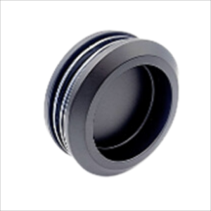 Flush Handle with Plate - Black