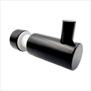 Robe Hook Single Glass Mount-Brass Black