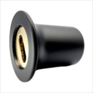 19mm Wall Flange-Brass Black