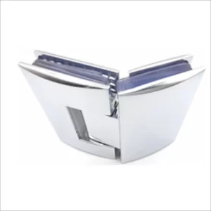 135° Glass To Glass Hinge-Brass Chrome Plated